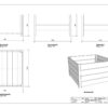 Bell 1000x1000x600 Cumaru - Afbeelding 2