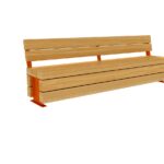 Mees Picknickbank Met Rug Bilinga Cortenstaal