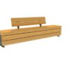 Mees Picknickbank Met Korte Rug Bilinga Gecoat