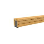 Mees Picknickbank Zonder Rug Bilinga Gecoat